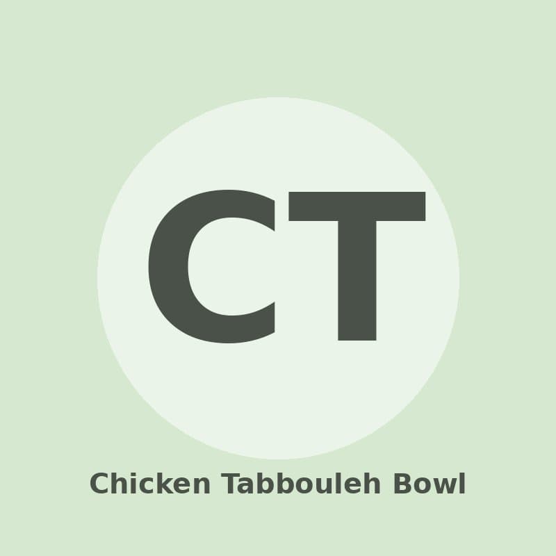 Chicken Tabbouleh Bowl