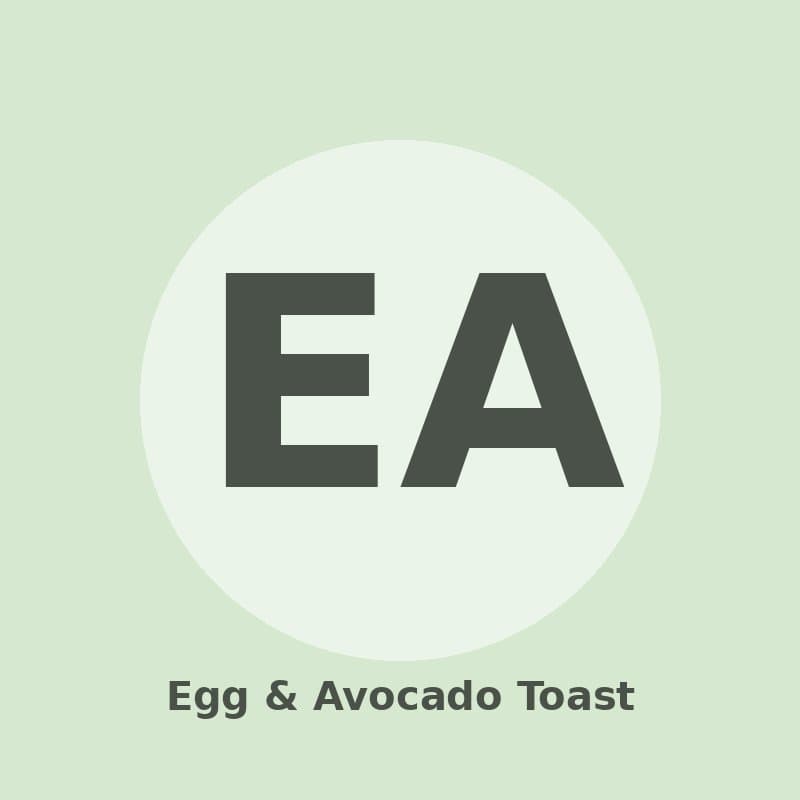 Egg & Avocado Toast