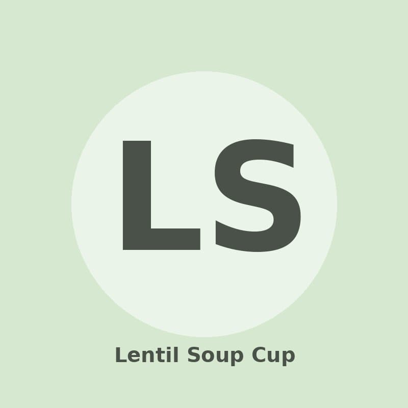 Lentil Soup Cup