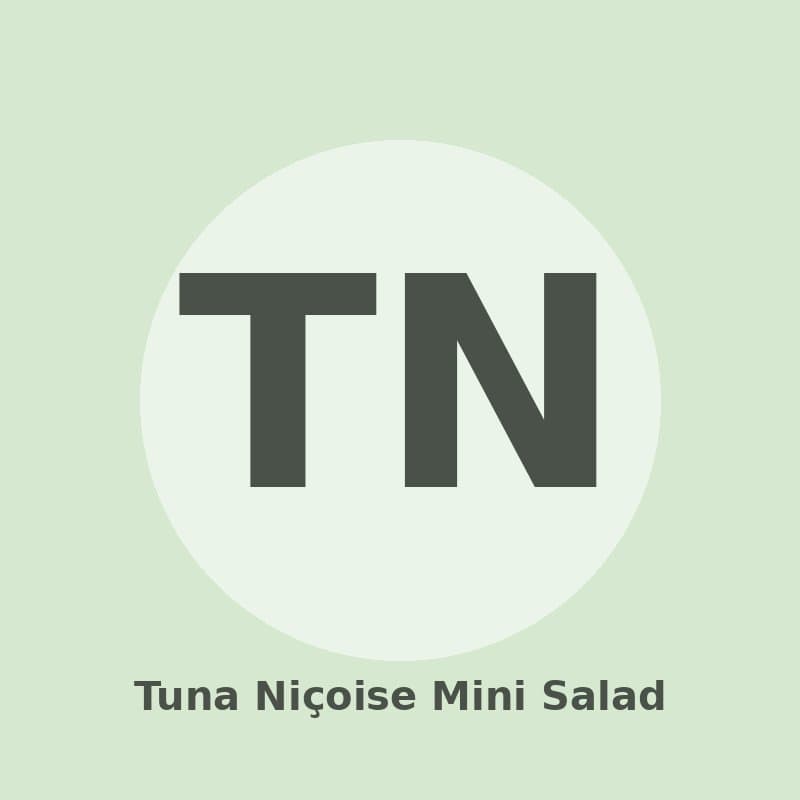 Tuna Niçoise Mini Salad